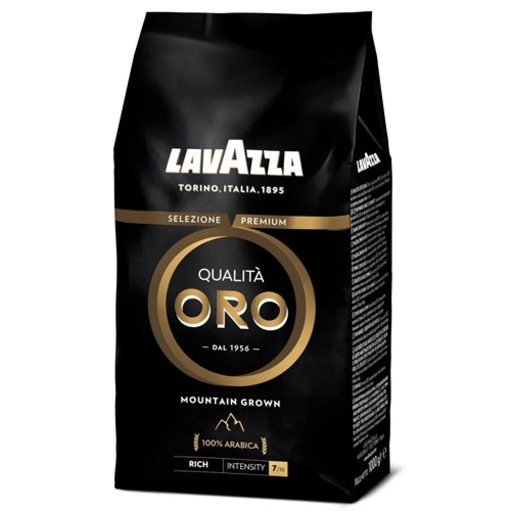 Кофе Лавацца 1 кг (тёмный) Lavazza Qualita Oro
