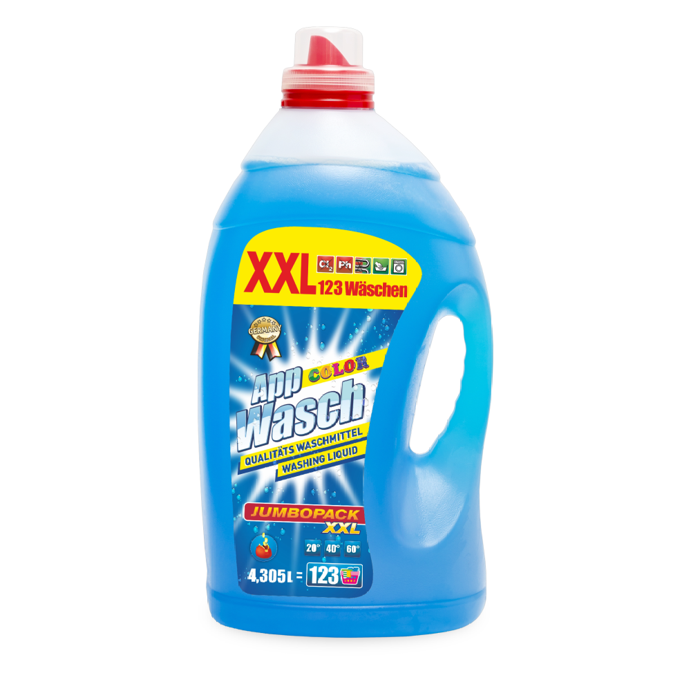 Гель для прання кольорових речей AppWasch Gel Color, 4305 л