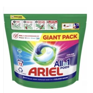 Капсулы для стирки Ариэль 72 шт (эконом упаковка) Ariel Pods 3 in 1
