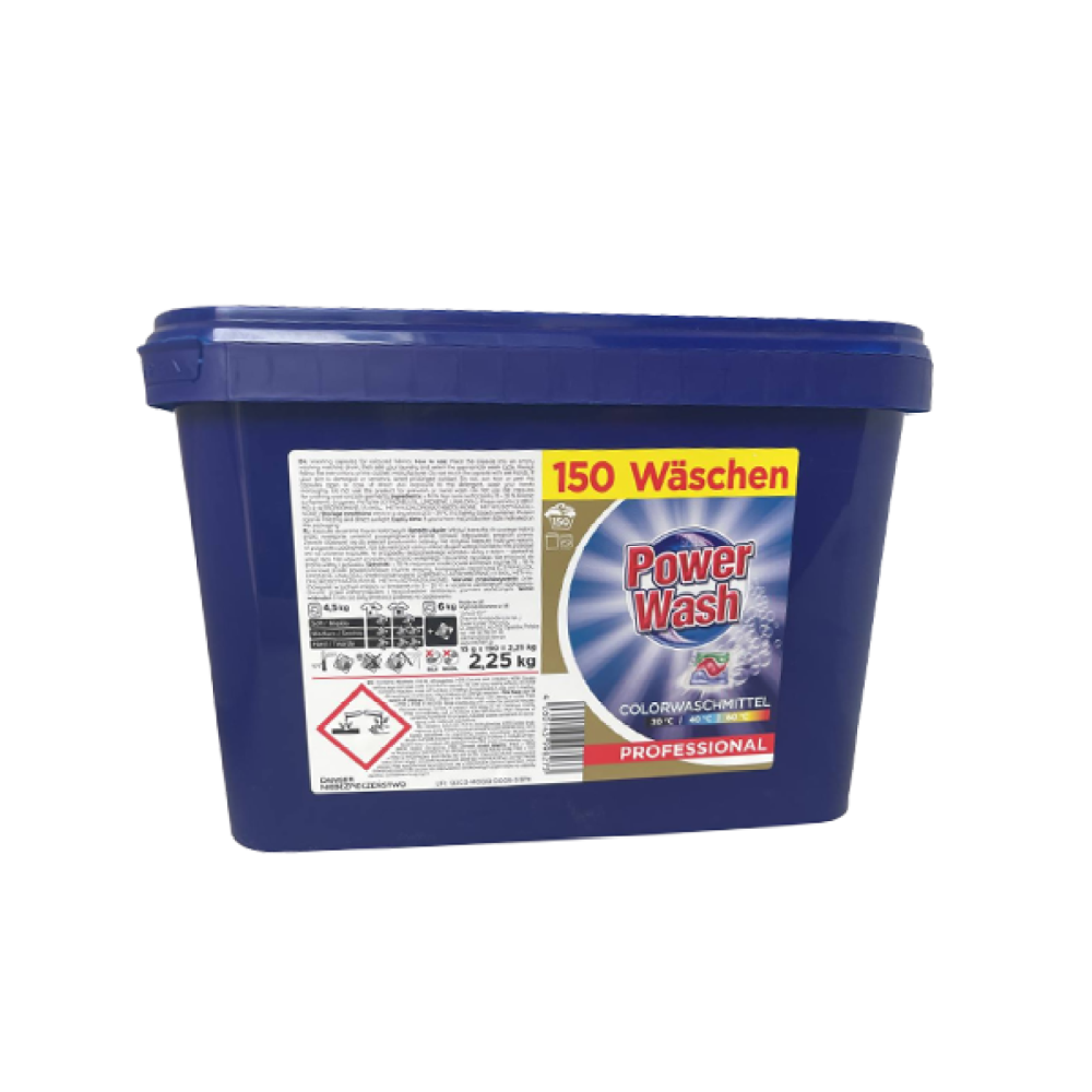 Капсулы для стирки 3-х компонентные Power Wash 150 шт