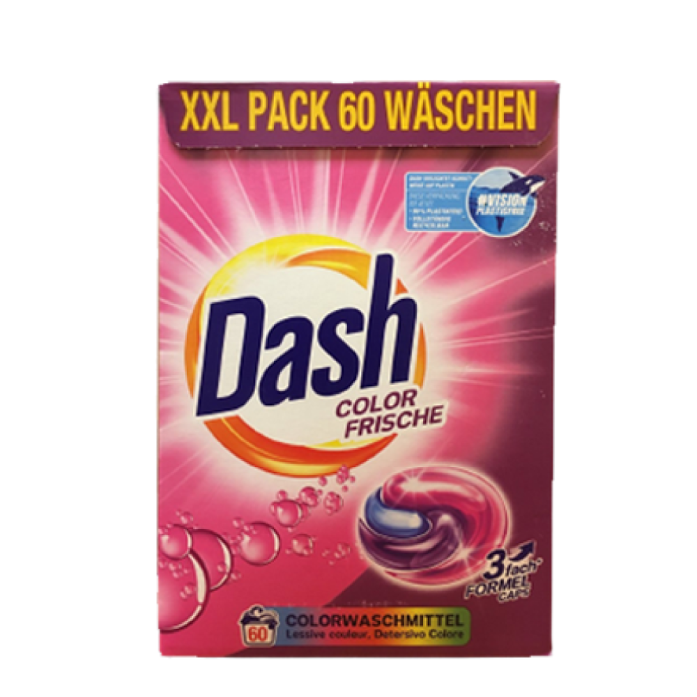 Капсули для прання Dash Color Frische 60 шт