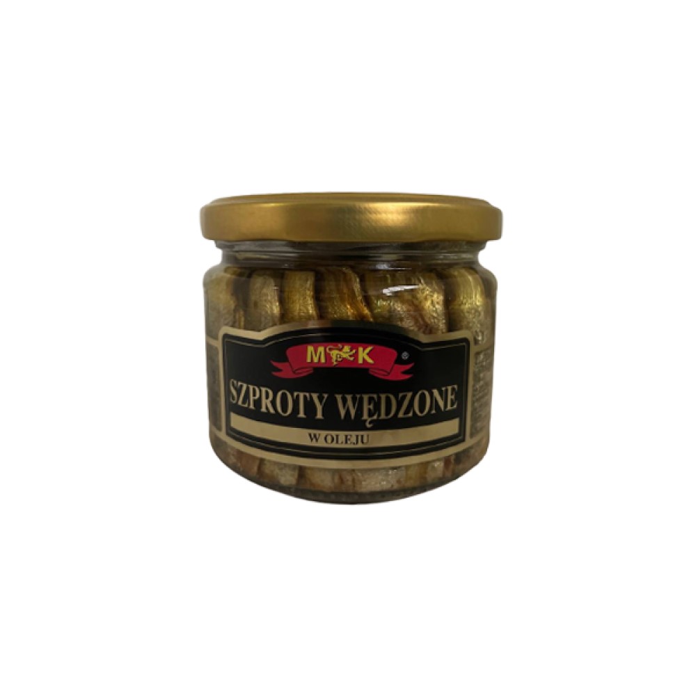 Шпроти в банці Szproty Wedzone MK