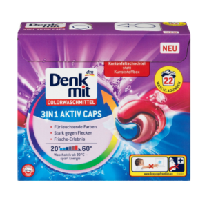 Капсулы для стирки Денк Мит 22 шт.  Denk Mit Duo-Aktiv-Caps