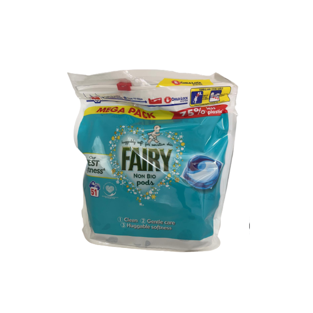 Капсулы для стирки Фейри 61 шт(эконом упаковка) Fairy non bio pods