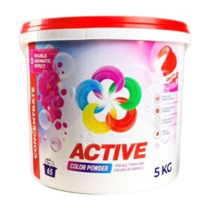 Порошок для стирки Актив 5 кг (ведро)  Active color