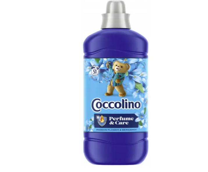 Кондиціонер для прання концентрат Coccolino Passion Flower & Bergamot Пасифлора та Бергамот 51 прання