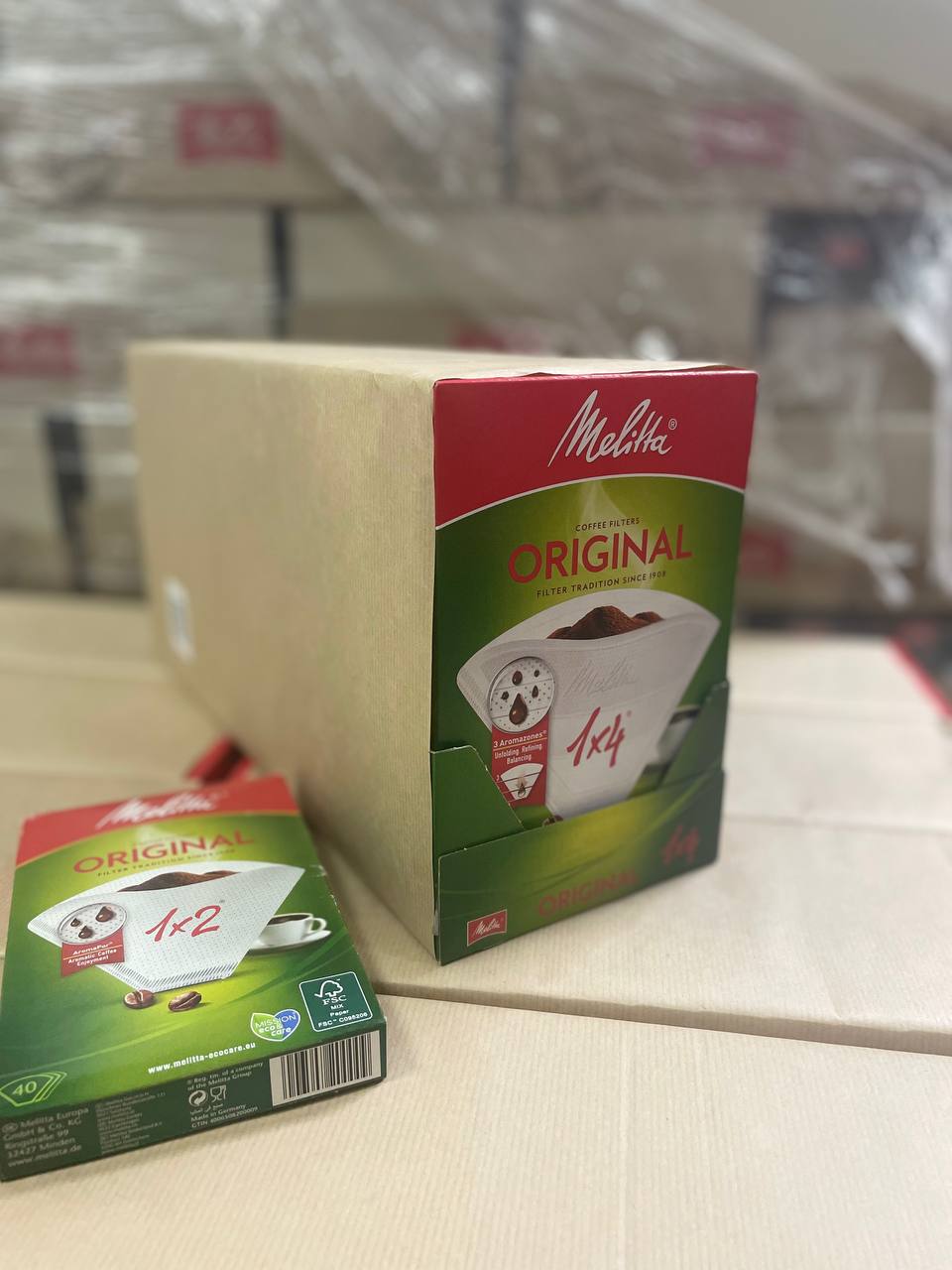 Паперові фільтри для кави Melitta Блок 18 уп. (упаковка 40 шт.)