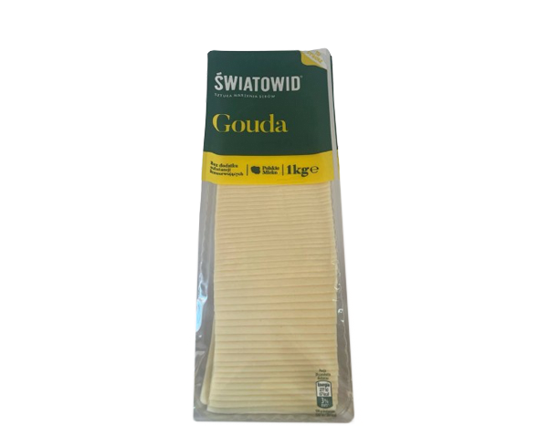 Сир нарізка Гауда Gauda Swiadowid 1kg