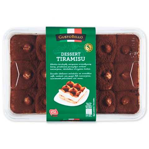 Десерт GustoBello Dessert Tiramisu Тірамісу 500 г., Італія