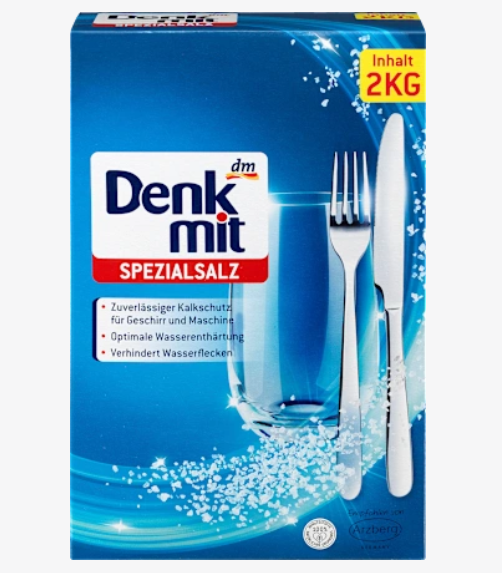 Сіль для посудомийної машини DenkMit, 2 кг