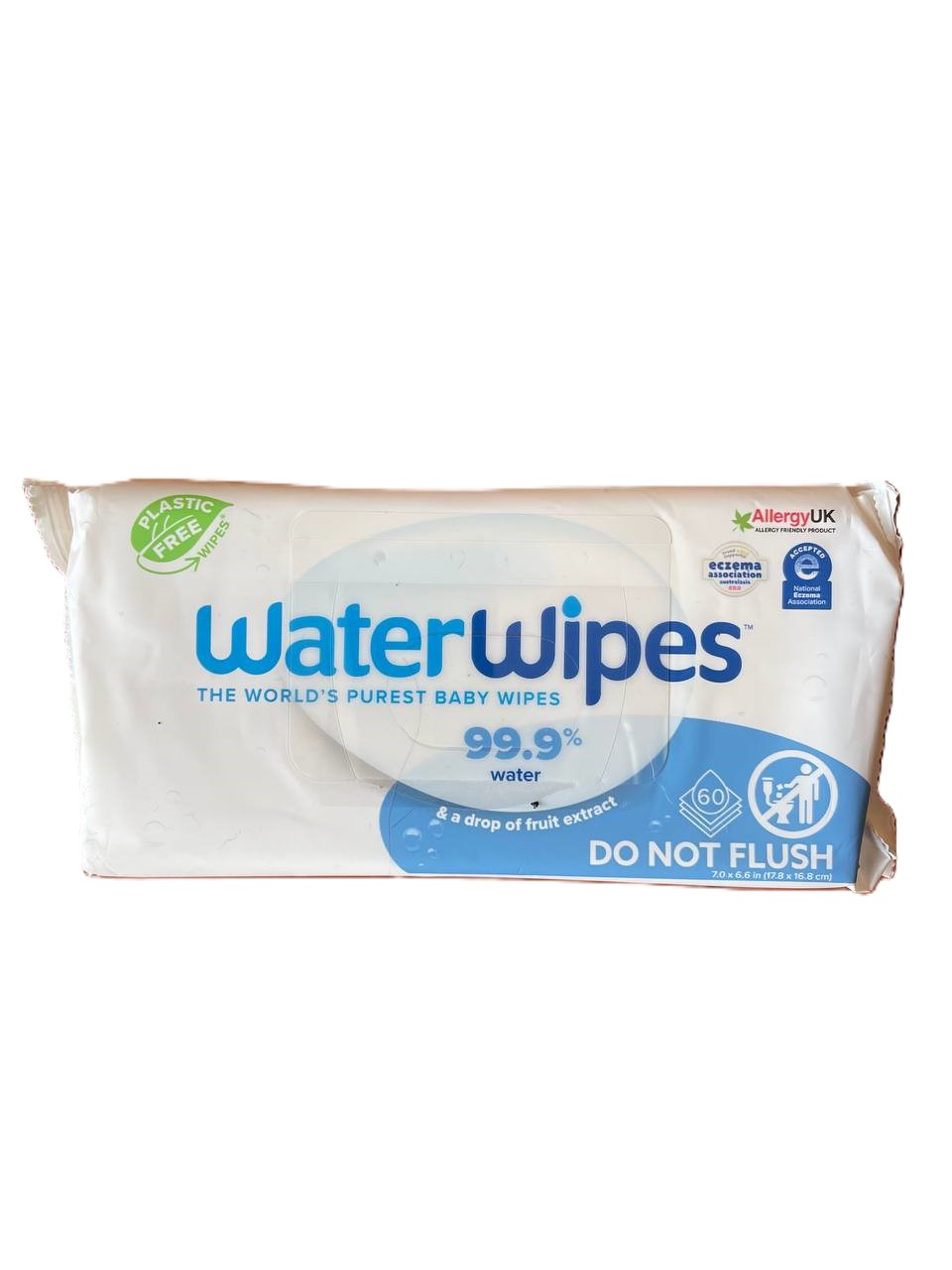 Дитячі дезінфікуючі серветки Water Wipes 60 шт.