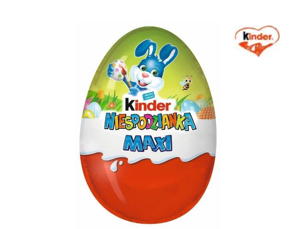 Шоколадне яйце Kinder Maxi 100 г