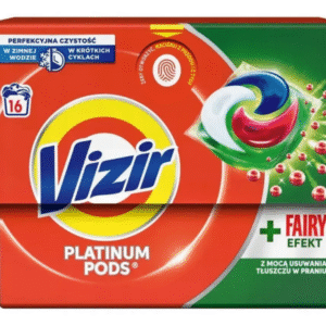 Гелеві капсули Vizir Platinum Pods + Fairy Effect, 16 шт