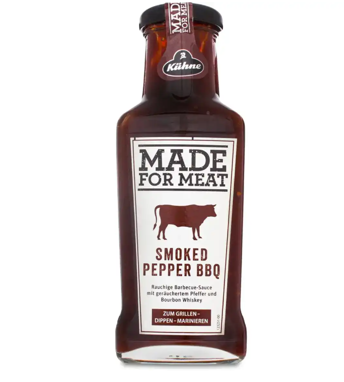 Соус Kuhne Made For Meat Барбекю з копченим перцем 235 мл