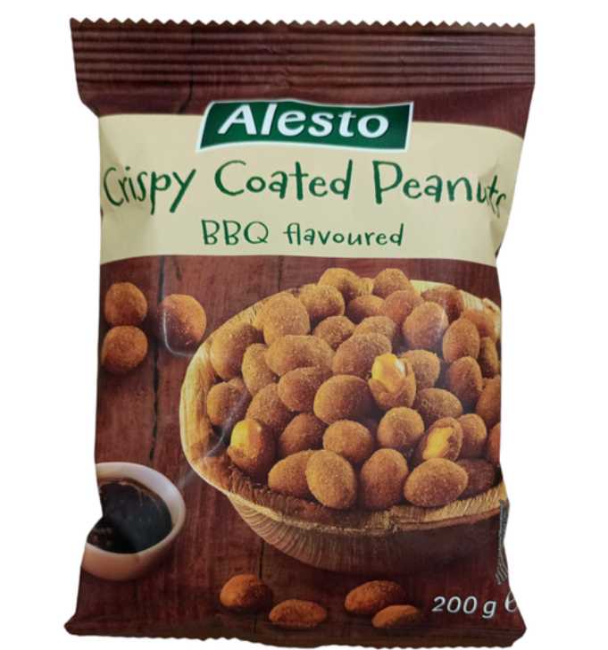 Арахис Alesto Crispy Coated BBQ 200 г