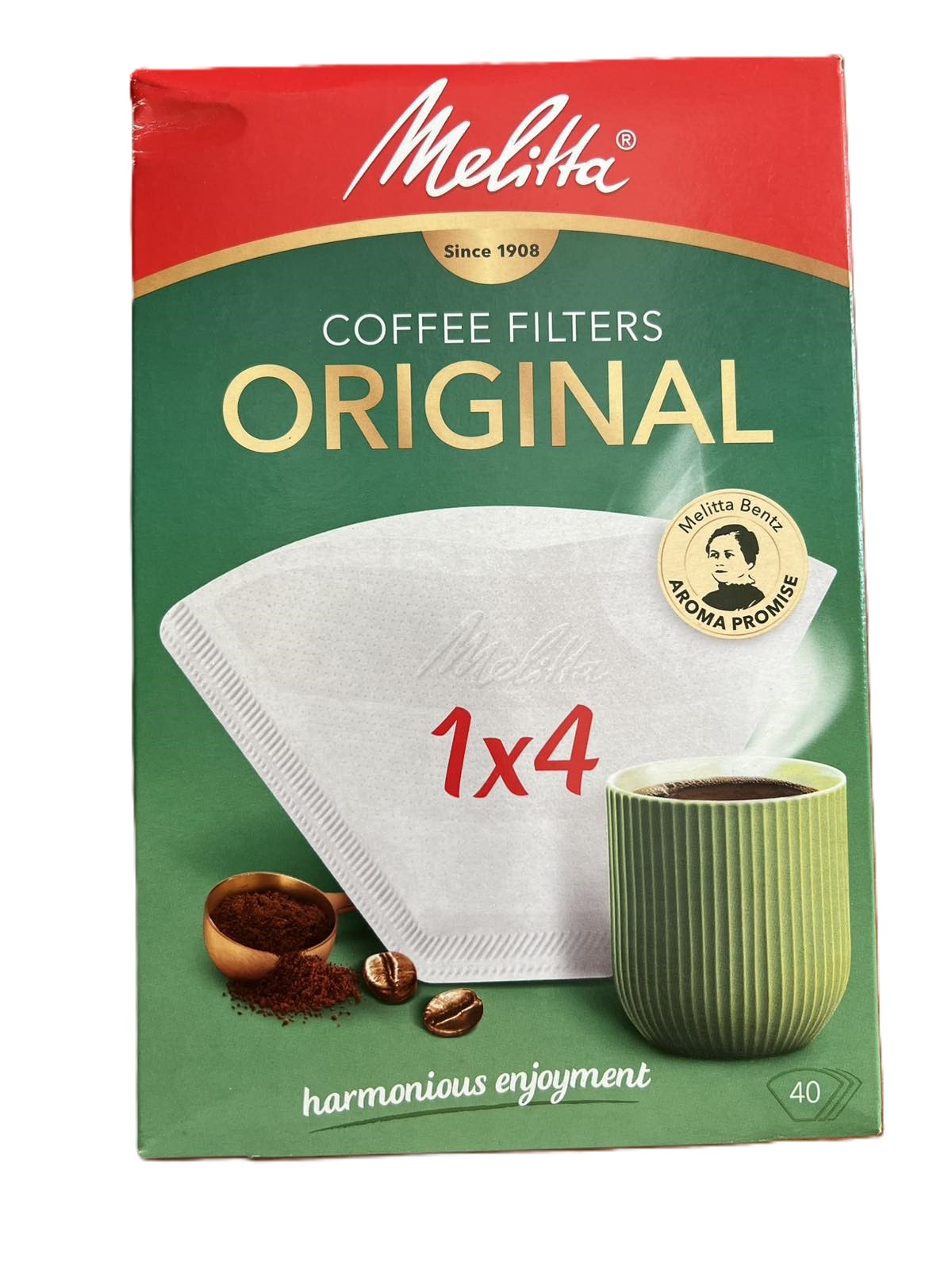 Фільтри для кави Melitta 1Х4 (40 шт. упаковка)