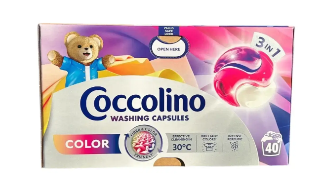 Капсулы Coccolino для стирки цветного белья, 40 шт