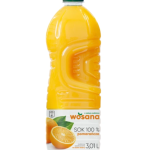 Сік апельсиновий Wosana Sok 100% 3000 мл – натуральний польський сік